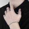 Hand Bracelet Birthday Gift - Unique Design for Men, Trendy Titanium Steel, Hip-hop Style, Personalized, Cool and Laid-back Fashion Accessory