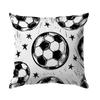 1Pc Football Pattern Cushion Covers Polyester Pillow Cover For Home Sofa Chair Bed Car Party Table Decoration