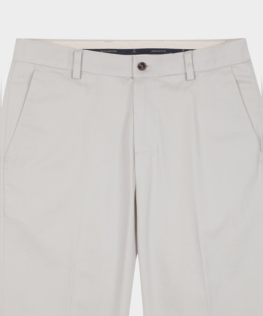 BROOKS BROTHERS Regular Fit Cotton Stretch Advantage Chino (Stone) (Bbpcmfz502)