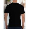 Ademend Heren T-shirt met Korte Mouwen en Subtiele Borstprint - Casual Ronde Hals Relaxte Pasvorm, Kantoor & Semi-Formeel - Veelzijdig Basis Topje