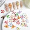 20PCS 3D Hawaii Flower Nail Charms Colorful Hibiscus Resin for Summer Nail Art Design and Jewelry Manicure Accesories