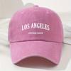 Unisex 'Los Angeles' Vintage Print Baseball Cap Adjustable Outdoor Sports Hat