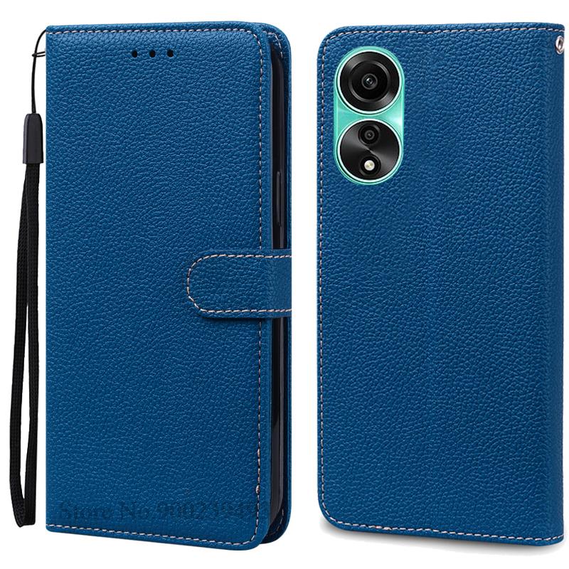 For OPPO A78 4G Case Leather Flip Wallet Case For OPPO A78 CPH2565 Phone Case For OPPO A78 5G CPH2483 CPH2495 Cover Fundas