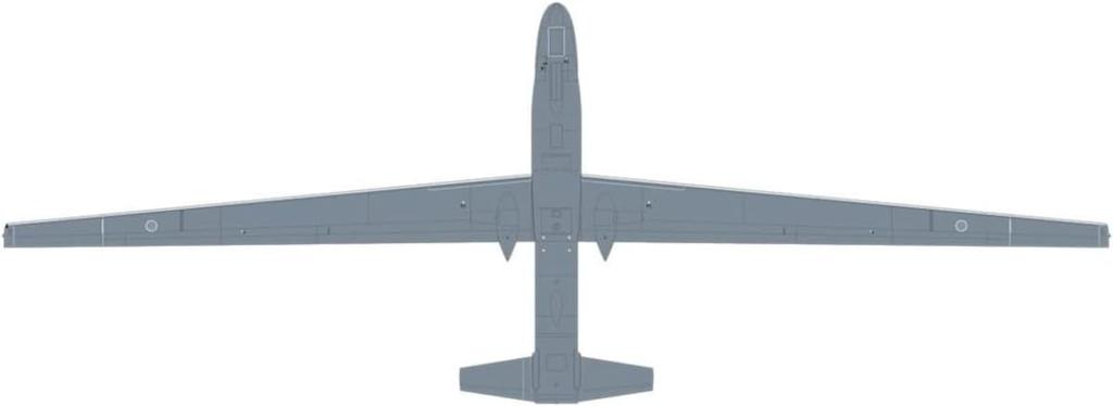 PLATZ Japan Air Force Global Hawk Unmanned Reconnaissance Misawa Air Base Reconnaissance with 1/72 Self-Defense RQ-4B Aircraft, Squadron, Photo-etched