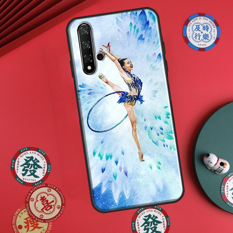 Gymnastics Oil Painting For Huawei P20 P40 P30 Lite P60 Pro Nova 12s 11i 12i 10 9 SE 5T Y91 Y90 Y60 Y70 Y72 Y61 Case