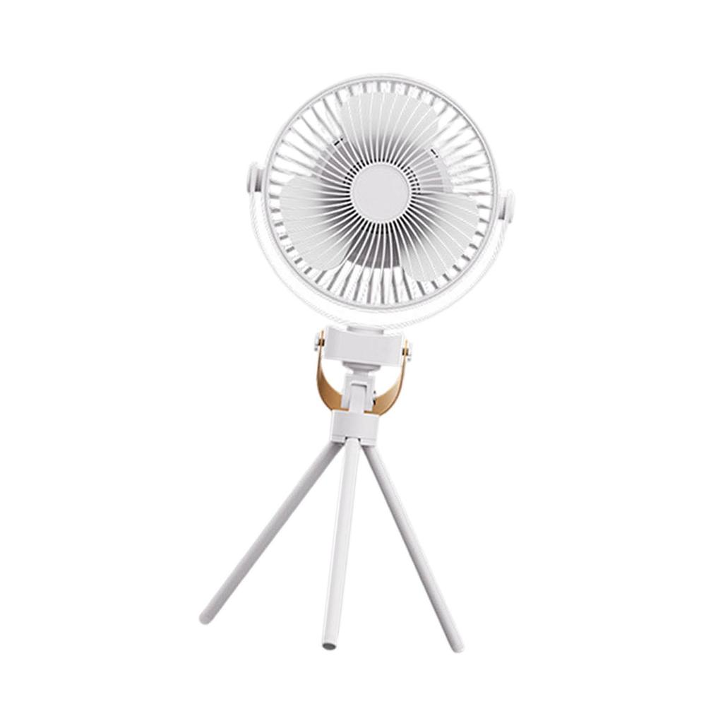 Portable Camping Fan Desktop Fan 360° Rotate Tent Fan Powerful Wind Foldable