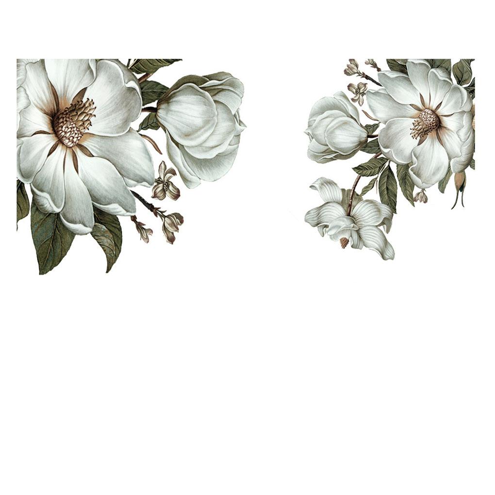 

Наклейка на стену в стиле ретро с цветком, модные красивые нежные обои, многофункциональный домашний декор, домашний коридор