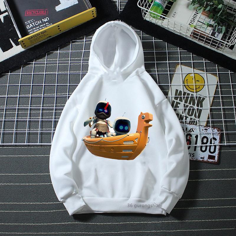 Fashion Children'S Hoodies Anime Astros Playroom Cartoon Print Boys Hoodies Harajuku Toddler Baby Long-Sleeved Sweatshirt Jacket