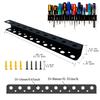 Wall-Mounted Heavy-Duty Metal Tool Holder & Storage Rack Space-Saving Storage for Pliers & Screwdrivers Perfect Gift for Men/Fathers