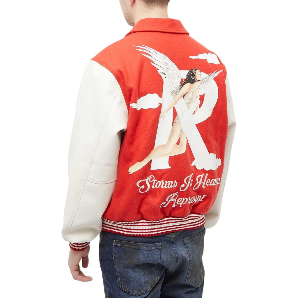 Represent Baseball Jacket Men's Red M01222-239