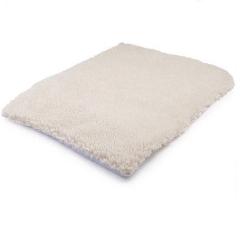 Dww Self-Heating Cushion for Cats and Dogs, Beige, 1 pc, 60*45CM. Self-heating cat cushion, battery-free electric thermal cushion, environmentally fri