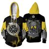 Tattoo 3D Printed Sweatshirt 3D Zipper Hooded Sweatshirt