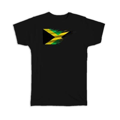Gift T-Shirt : Jamaica Flag Modern Country Expat