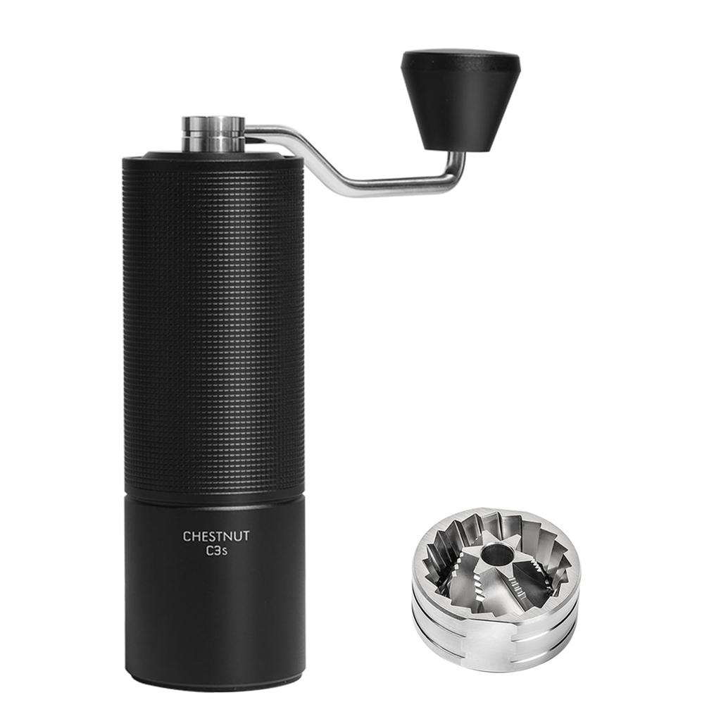 TIMEMORE C3S Manual Coffee 36 Coarseness Easy To Stainless Steel Coffee Black Coffee French Press Grinder, Timemore, Settings, Lightweight,