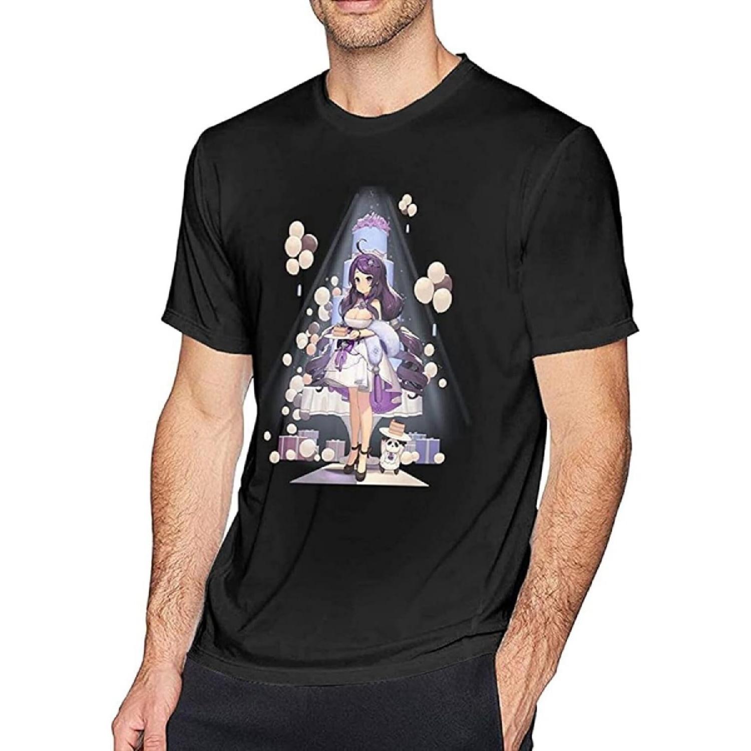 CHEBENJI Azur Lane Men s T-Shirt Unisex Black Tee Clothing(3) S