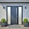 VidaXL Jardinières 2 pcs anthracite 40x40x40 cm acier, planteur, jardinière de patio, bac à fleurs, jardinière d'extérieur, 851204