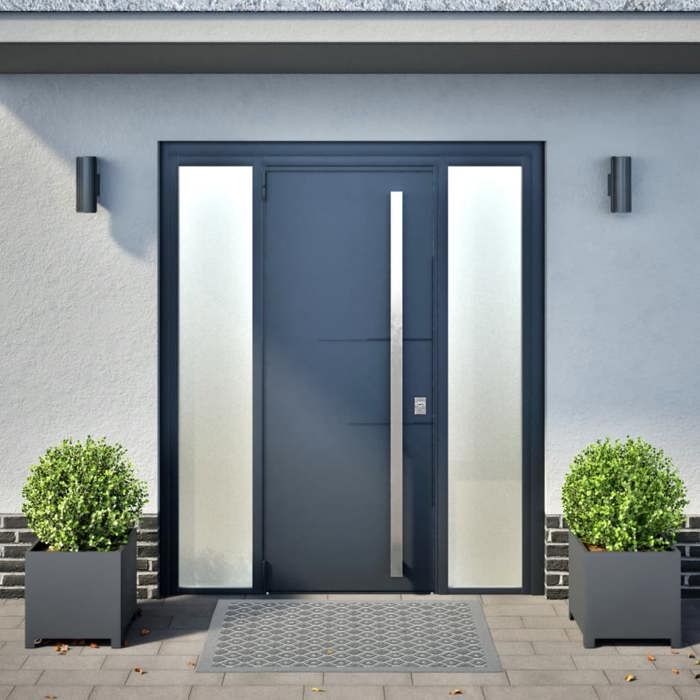 VidaXL Jardinières 2 pcs anthracite 40x40x40 cm acier, planteur, jardinière de patio, bac à fleurs, jardinière d'extérieur, 851204
