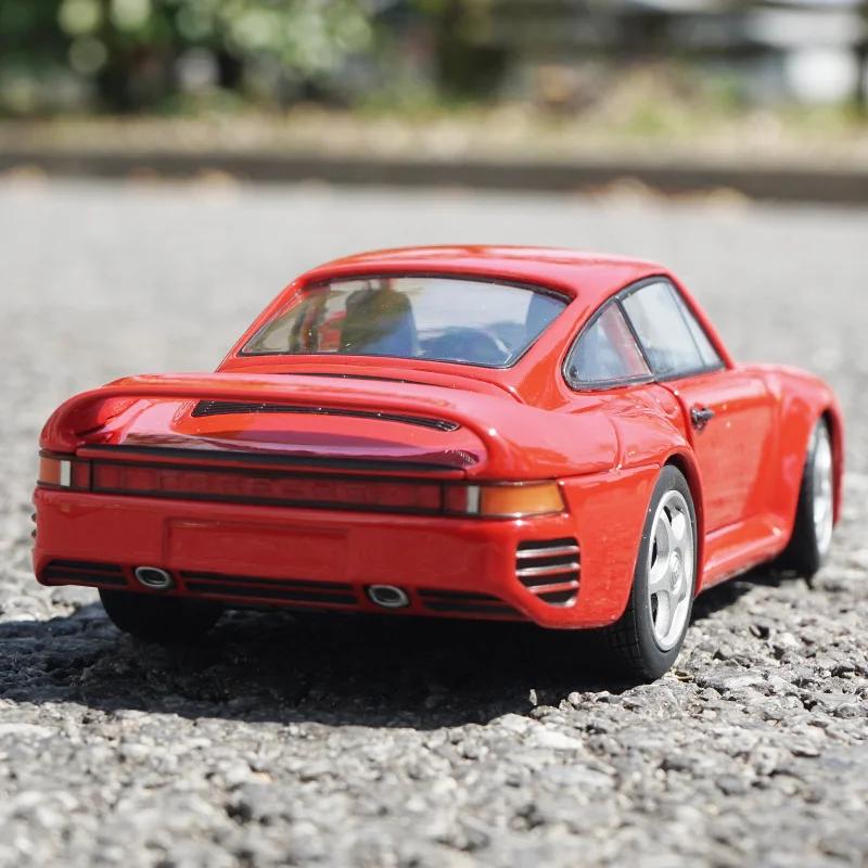 WELLY 1/24 for Porsche 959 Alloy Sports Car Model Diecast Metal Toy Vehicles Car Model High Simulation Collection Toy Gift