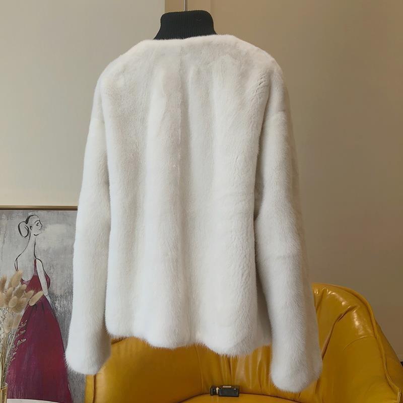 Imitation Mink Imitation Fur Fur Coat Collar Fashion Imitation Mink Coat Women's Short Light Winter