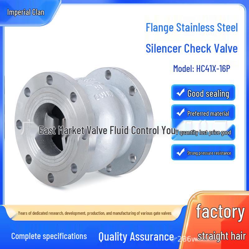 Flanged Stainless Steel Check Valve 304/316 for Waterworks Pump - Vertical Anti-Backflow Model HC41X-16P/25P