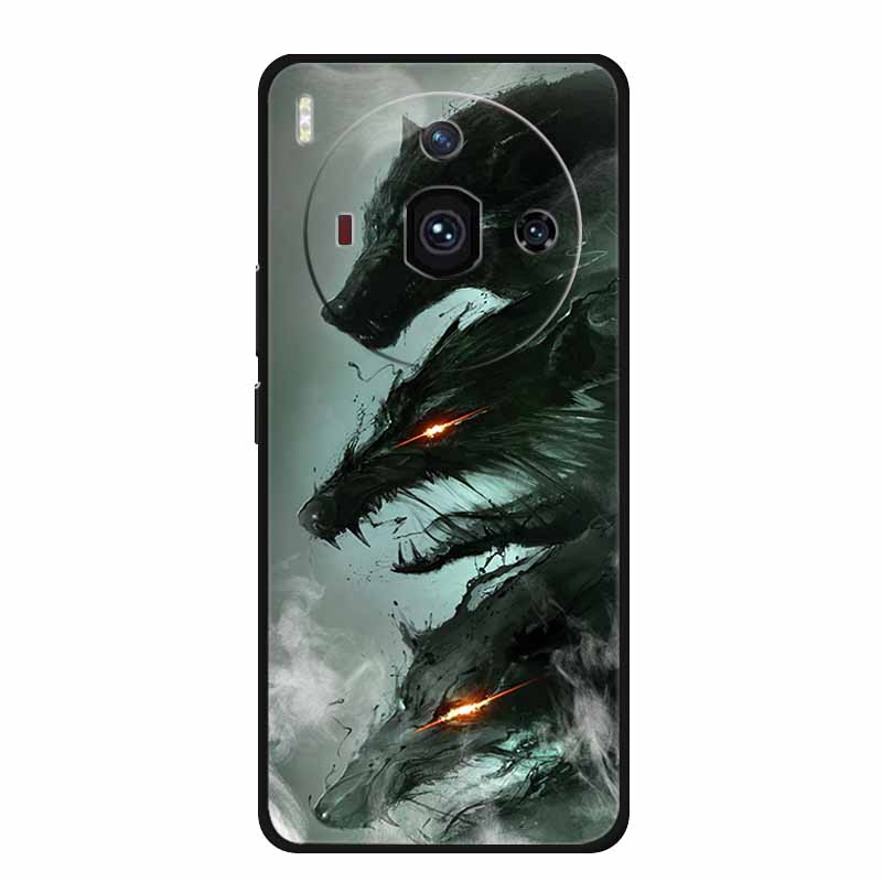 For Iphon 14 Luxury Phone Case Apple Iphone14 Pro Pro Max Plus Black TPU Soft Cover Silicone Shield Animal Lions Tiger Bunper