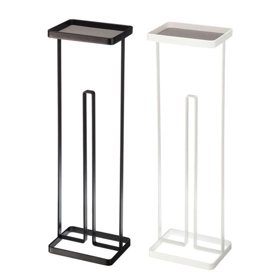 Free Standing Toilet Paper Holder with Non-Slip Reinforced Base Large Capacity Easy Assembly Bathroom Toilet Paper Stand