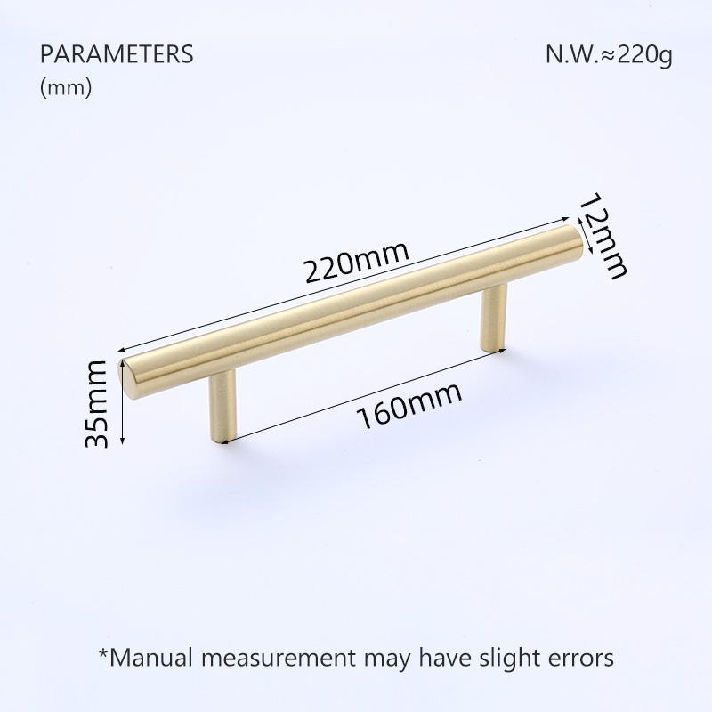 BRASS LIFE Rändelung Möbelgriffe Lang Rund Modern Griffe Schrank Kleiderschrank Kommode Schuhkarton Schublade Schrank Weinkeller Knauf