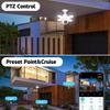 Tri-Leaf Full-Color Night Vision Panoramic WiFi Camera with Mobile Remote Monitoring