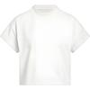 adidas Drop Shoulder Sleeve T Shirt Women's White IJ5235