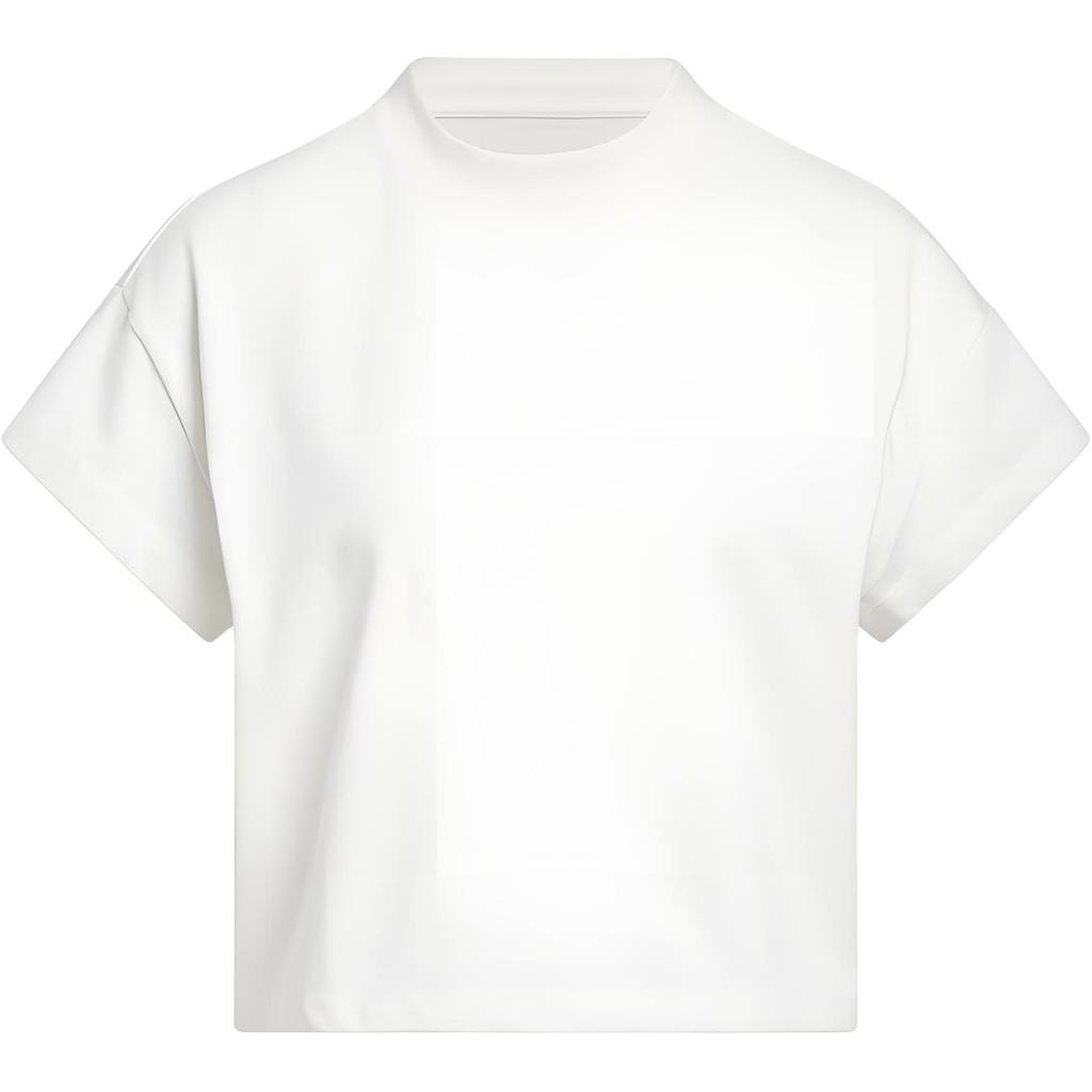 adidas Drop Shoulder Sleeve T Shirt Women's White IJ5235