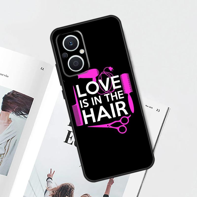 Hair Stylist Hairdresser Case For OPPO Find X9 X5 X6 X8 Pro OPPO Reno 14 13 12 11 10 Pro 14F 13F 12F 7 8 Lite Cover