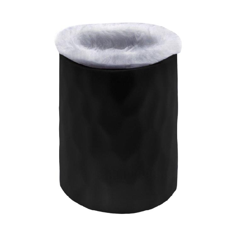 

Plush Lined Eyeglasses Holders Silicone Pen Holders Desk Storage Makeup Organizer Pencil Holders for School Office чорний