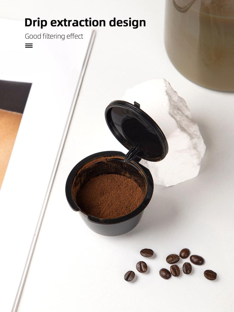 1/3/5/10pcs Reusable Coffee Capsules Filter Cup Dispenser for Nescafe Dolce Gusto Refillable Coffee Capsules Pod Compatible Kit