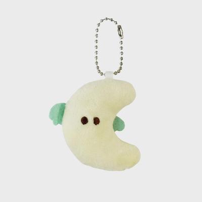 Crescent Moon Doll Keychain with Moon-shaped Bag Hook