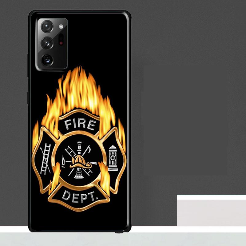 Firefighter Fire Fireman Case For Samsung Galaxy S25 Ultra S23 S22 S21 S24 Ultra S9 S10 S20 Plus S25 FE Phone Cover