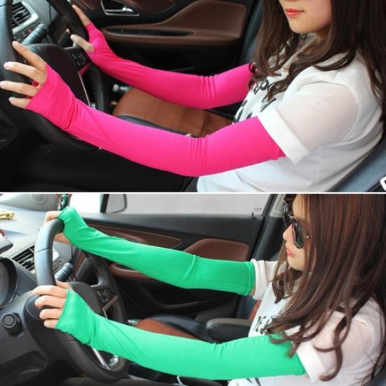 Sun Protection Arm Sleeves Cover Sun Protection Sleeve Anti UV Driving Gloves H