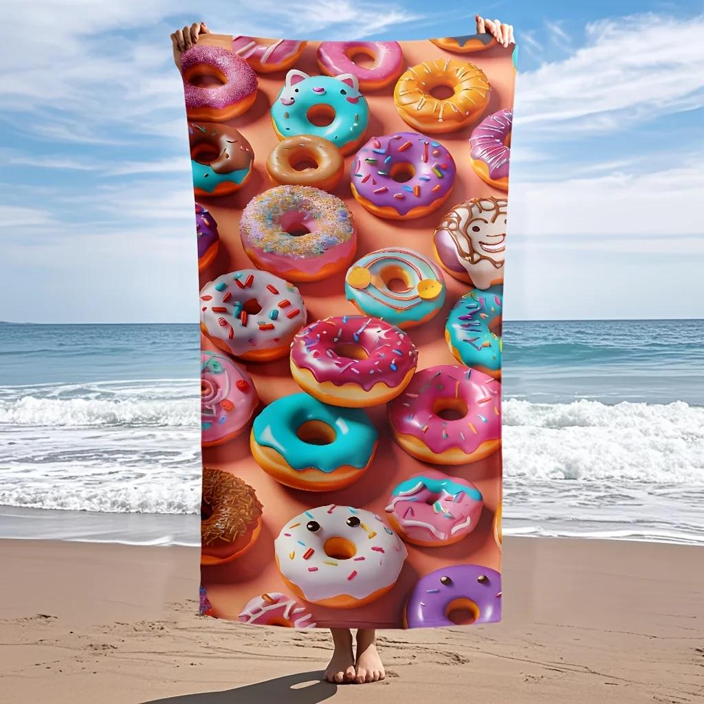 Colorful Beach Sand Towels, Soft Towels Suitable for Travel, Swimming Pools, Vacations and Beach Days. for Beach Pool Travel
