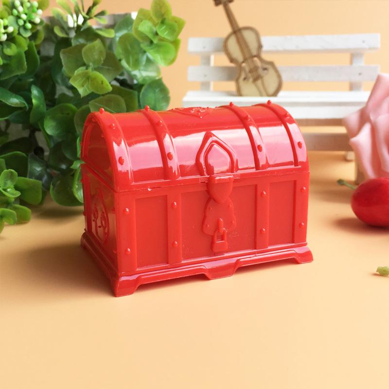 12Pcs/Pack Children's Birthday Baby Shower Supplie Candy Box Wedding Gifts Plastic DIY Party Decorative Treasure Box