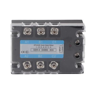 3 Phase Solid State Relay SSR3 D4860 60A DC?AC 480V Distribution Control Equipment