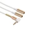 Jack Splitter Male To Female Headphone Adapter Audio Cable Y Splitter Cable Audio Extension Cables