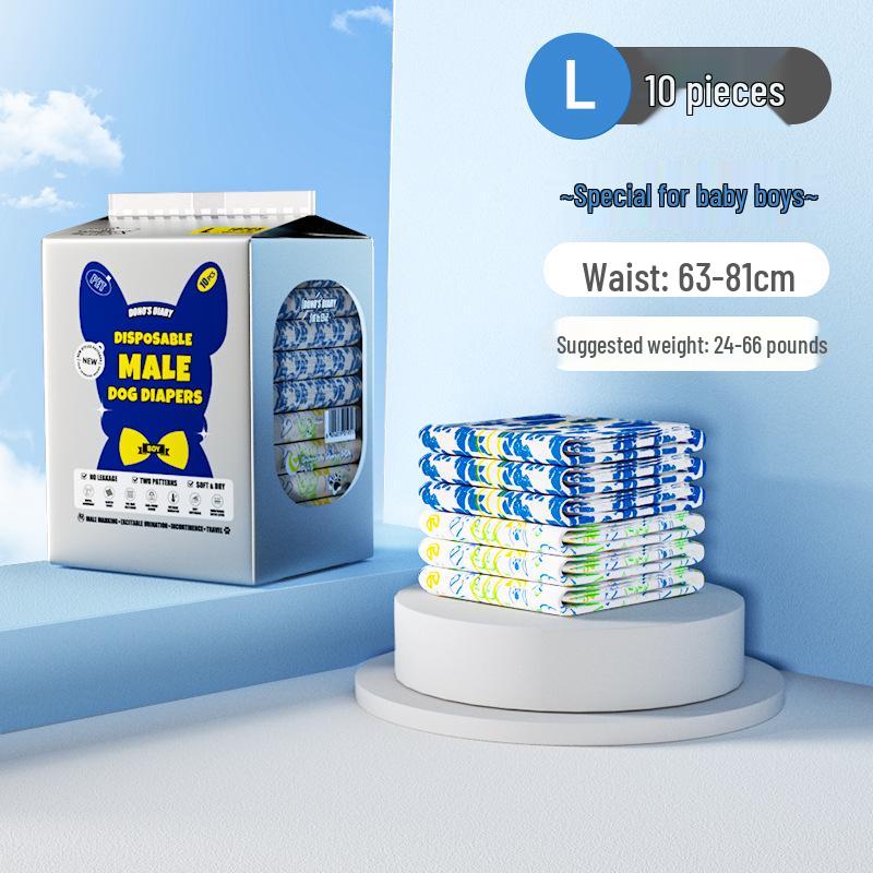 DONO'S DIARY Pet Diapers: Sanitary Pants for Female Dogs & Diapers for Male Dogs