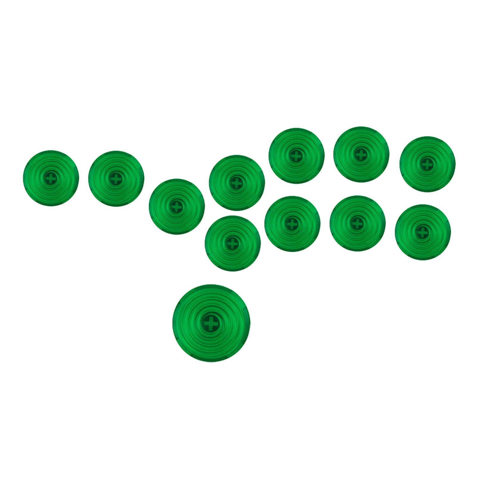 

18 шт. Сменные механические колпачки для кнопок, колпачки для кнопок аркадного стика для Mini, колпачок переключателя, аксессуар для аркадной кнопки A зелёный