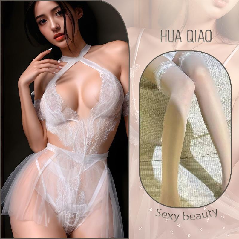 Sexy Lingerie Bridal Uniform Pure Passion Free Pajamas Transparent Mesh Suit