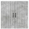 Wall Cabinet LUCCA Concrete Grey 80 X 31 X 80 Cm Particleboard