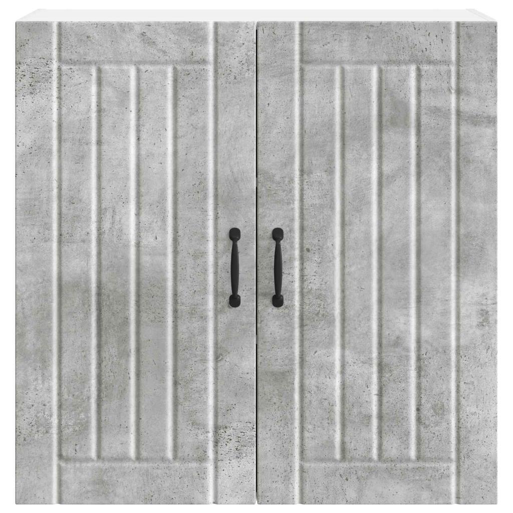 Wall Cabinet LUCCA Concrete Grey 80 x 31 x 80 cm Particleboard