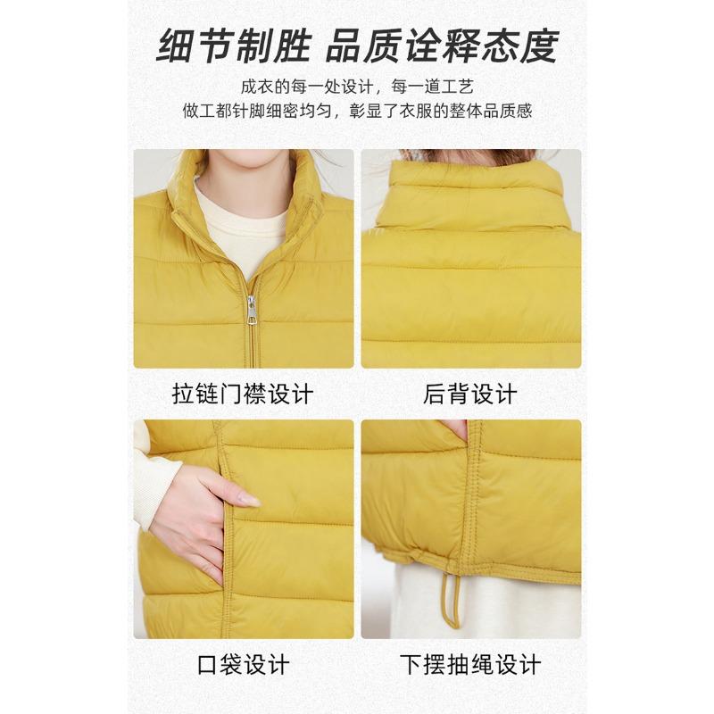 Women S Sleeveless Padded Vest Winter Warm Casual Polyester Jacket