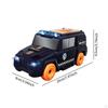 Police Car Toy Electric Vehicle Interactive Children Model Toddlers Truck for Birthday