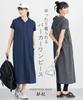 One Piece Loose Parka One Piece Navy Maternity L [Nissen] [Maternity Wear/Nursing Clothes] (Prenatal/Postnatal)