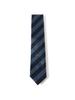 [BEAMS F] Silk Striped Necktie for Men, NAVY FREE