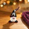 Miniature Figurines for Micro Landscapes Handmade Glass Christmas Mini Figurines, Cute Gnome Penguin Statues, Small Decorative Accents Moss Terrariums